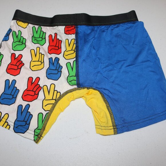 MeUndies colorful peace out men's boxer briefs size medium - Picture 2 of 4